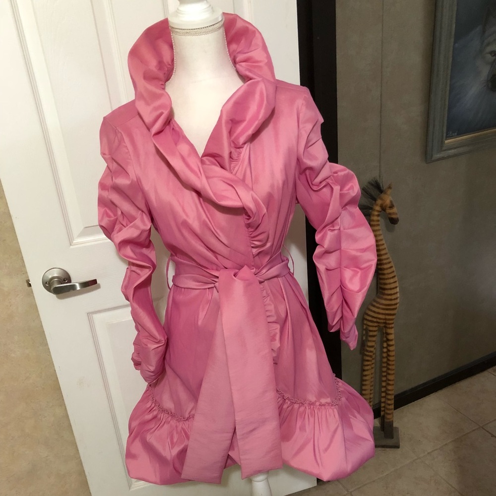Samuel Dong large ruffle dress